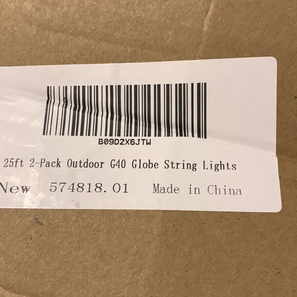 50 piece 120V & 5W bulbs for outdoor string lights. All NEW in box. - Picture 4 of 5